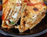 A picture of step 6 of Cheesy Veggie Egg Wrap.