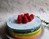 Foto langkah ke 7 dari resep Rainbow steamed cake.