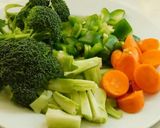 A picture of step 1 of Vegetable Pilaf.