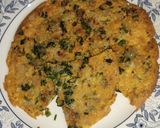 A picture of step 9 of Okra (Bhindi) Omelette.