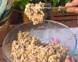 Gambar langkah 3 resipi Granola cookies.