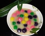 Foto langkah ke 4 dari resep Bubur Candil Pelangi.