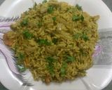 A picture of step 7 of Vegetable Biryani.