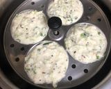 A picture of step 6 of Bottle Gourd Idli.