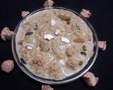 A picture of step 3 of Soyabean kheer.