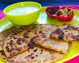 A picture of step 8 of Gobhi paratha.