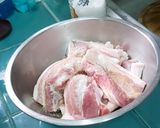 รูปขั้นตอนการทำที่ 2 ของ หมูสามชั้นทอด