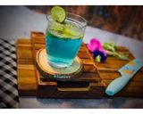 A picture of step 2 of Summer/Ramadan Special: Blue Lagoons-Chia Mojito.