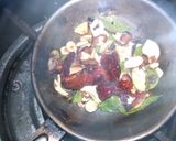 A picture of step 2 of Curd rice.