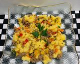 Foto del paso 3 de la receta: Cuscuz de Polenta con carne molida vegetales !!