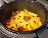 Paprikás krumpli gyors főző edényben gluténmentesen recept fázis 3 fotója