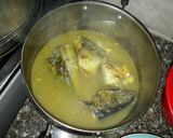 A picture of step 5 of Rice and beans with titus fish.
