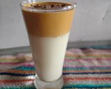A picture of step 3 of Dalgona Coffee.