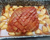 Krumpliágyon sült sertés császárhús recept fázis 12 fotója