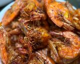 Gambar langkah 1 resipi Udang Sambal Hijau.