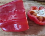 Foto del paso 1 de la receta: Morrones rellenos🌹