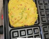 A picture of step 4 of Corny waffles.