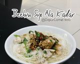 Gambar langkah 5 resipi Beehun Sup Ala Kadar.