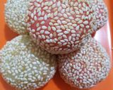 Foto langkah ke 9 dari resep Onde Onde Goreng isi Kacang Ijo.
