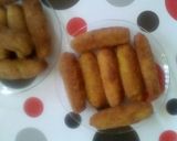 صورة لخطوة 2 من وصفة كروكات الأرز باللحم المفروم(2)😛😛😛