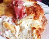 Une image de l'étape 7 de Tarte moelleuse au maroilles et lardons fumés😋.