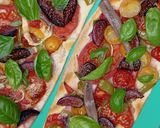 Foto del paso 9 de la receta: Coca Colorida de Tomates e Higos