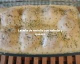 Foto del paso 9 de la receta Lasaña de raviolis con salmón y quesos