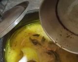 A picture of step 7 of Lehsan tarka curry.