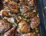 A picture of step 4 of Dried Fig Chicken Marbella.