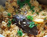 A picture of step 6 of Vegetables pulao.