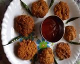 A picture of step 11 of Vidharbha special Nagpuri spicy mix Dal vada.