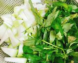 Hình bước làm 1 của món Bầu Um Hột Vịt Lộn