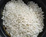 A picture of step 2 of Mamara chikki.