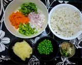 A picture of step 2 of Little Millet Kebab.