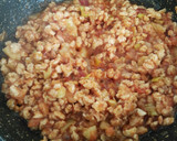 Foto del paso 4 de la receta: Calabacín luna relleno de tomate y soja texturizada
