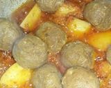 A picture of step 3 of Mutton kofte.