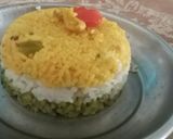 A picture of step 4 of Tri colour pulao.