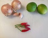 A picture of step 1 of Brazilian curry.