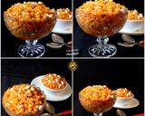 A picture of step 3 of Traditional Moong Daal Halwa.
