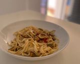 Foto del paso 6 de la receta: Tallarines frutti di mare y setas
