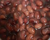 A picture of step 1 of Red kidney beans / Rajma.