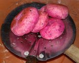 Foto langkah ke 6 dari resep Donat Kentang Buah Naga.