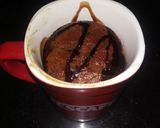 A picture of step 3 of Chocolate mug cake.