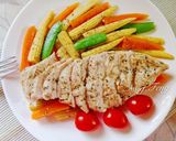 義式香料雞胸肉佐時蔬(電鍋版)的食譜步驟8照片