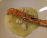 A picture of step 6 of Vellutata Di Scampi E Patate Langostine And Potato Soup.