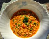 A picture of step 10 of Matar paneer burji.