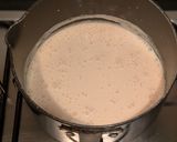 A picture of step 8 of Orange Posset.