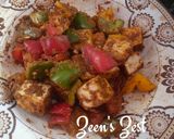 A picture of step 2 of Air Fryer Chilli Paneer Sticks.