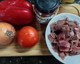 Foto del paso 1 de la receta: Polenta con Carne de Despensa