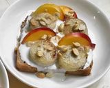Hình bước làm 2 của món Baked banana & yogurt toast